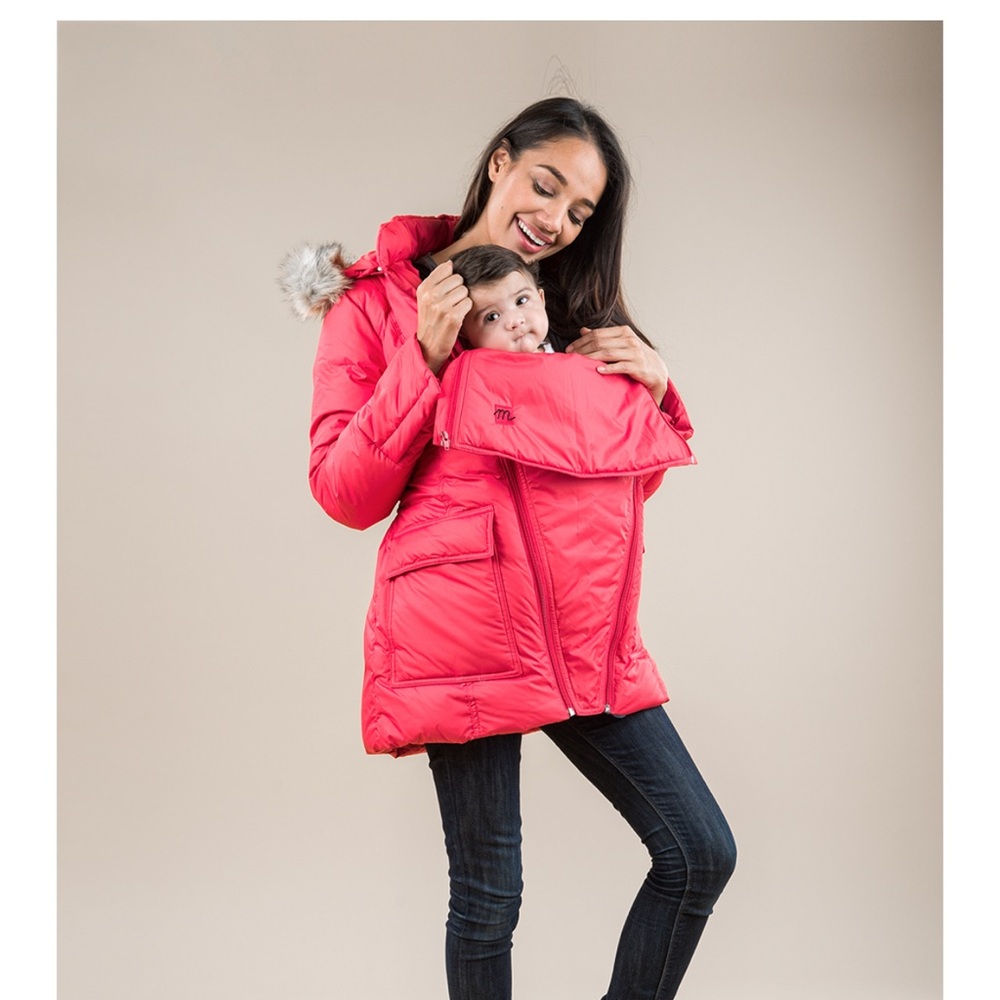 Maternity and babywearing coat